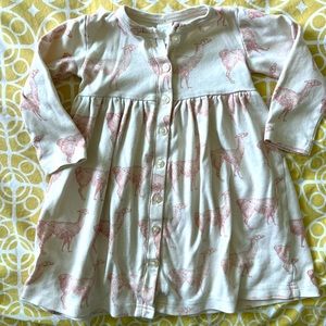 Kate Quinn Camel Print Button Down Dress - 2T